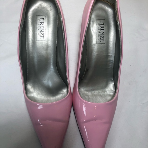 Firenze Pink 3” heels pointed toe pumps 8 1/2M. Made in Italy. - Picture 4 of 6